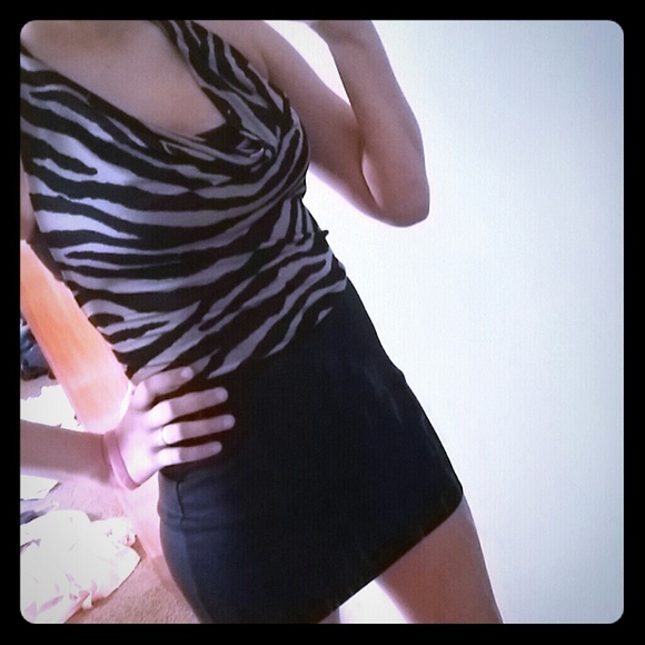 One piece dress nice print used once Short small s