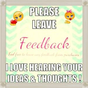 💕Please leave feed back here💕LOVE AND FEEDBACK