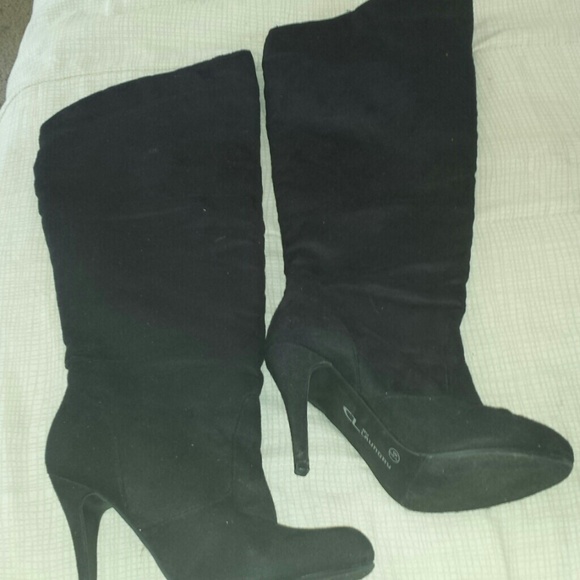 Suede Chinese Laundry knee boots