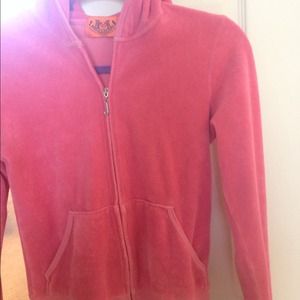 Juicy Couture pink hoodie size small
