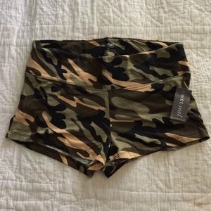 Camouflage Spandex Shorts