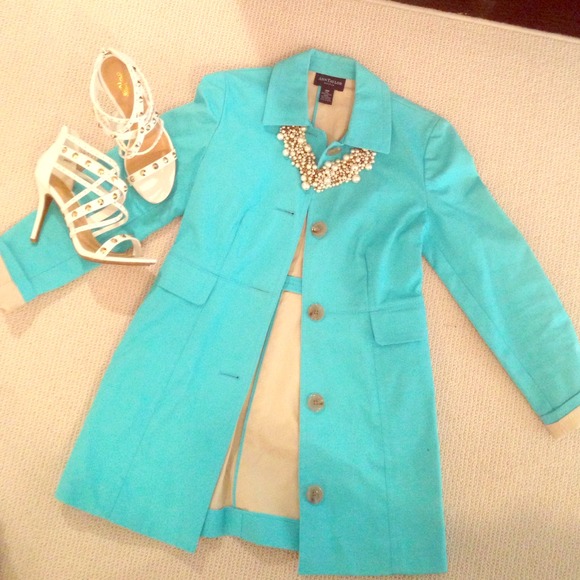 Gorgeous baby blue trench/jacket Sz. XSp