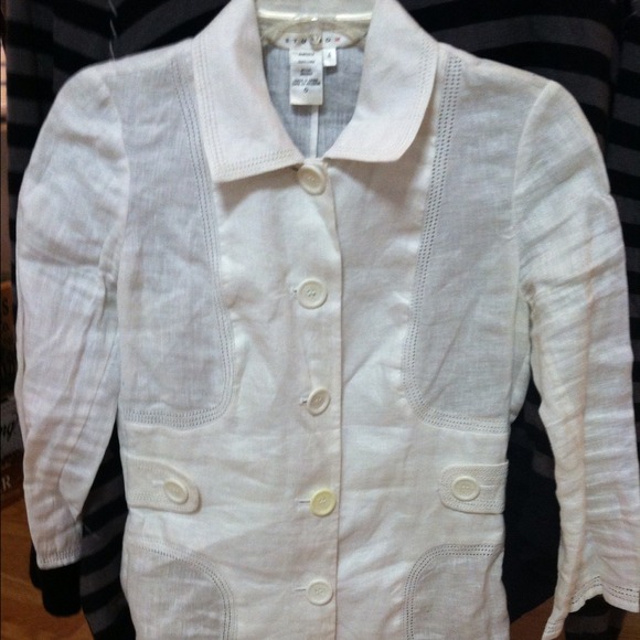 Linen collared button down - Picture 4 of 4