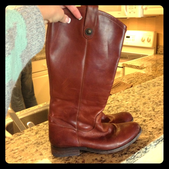 Real Leather Riding Boots