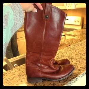 Real Leather Riding Boots