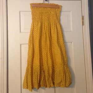 Victoria's Secret Yellow cover-up sundress