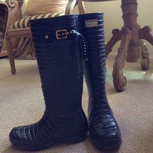 Hunter by Jimmy Choo rain boots!