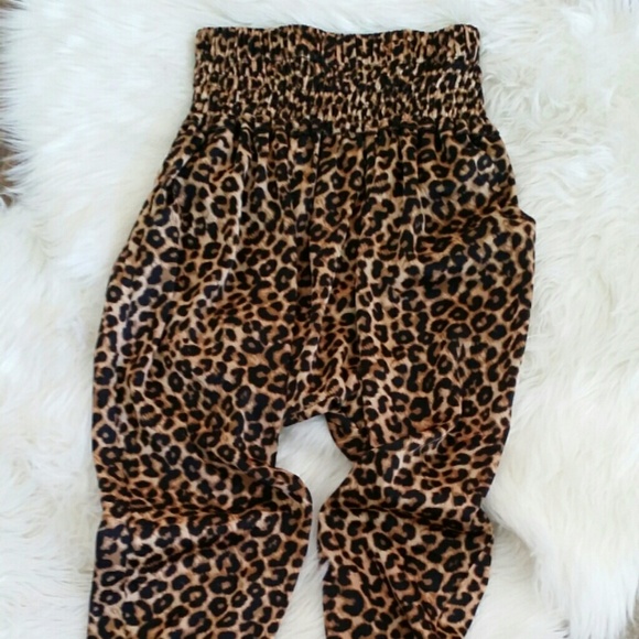 SOLD Leopard Herem Pants