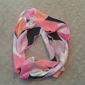 Lightweight, sheer scarf.