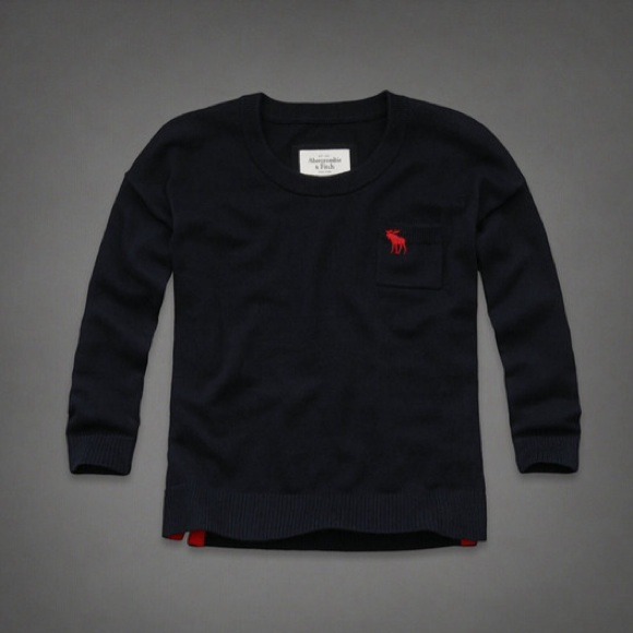 Abercrombie Tori Navy Blue Sweater