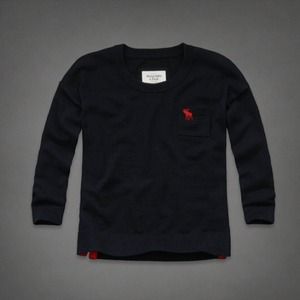 Abercrombie Tori Navy Blue Sweater