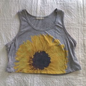 Sunflower Crop Top