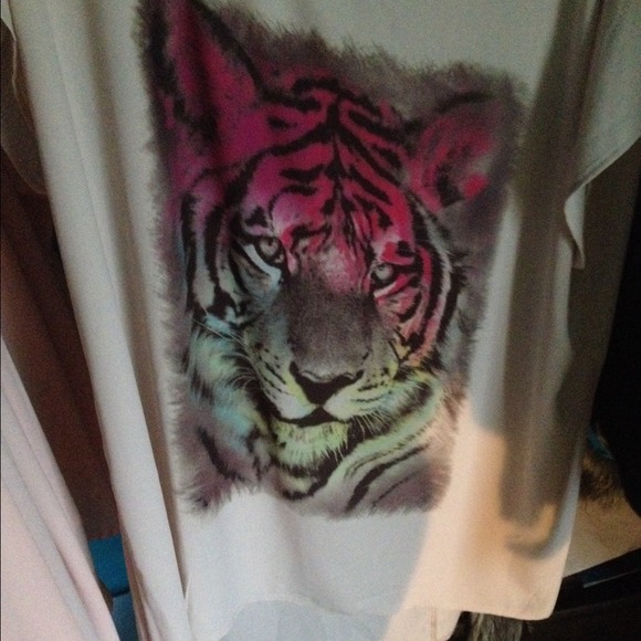 Tiger colorful tunic top