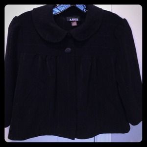 Black Cropped Blazer