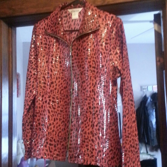 Exclusively Misook hot pink/black jacket 225 $!