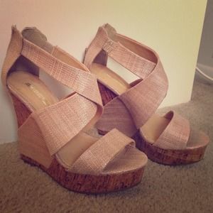 BCBG Wedge Sandals!!