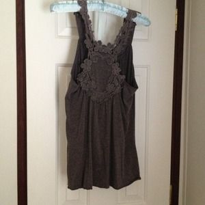 Cute grey tank. This is back view