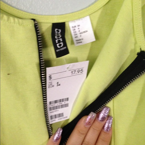 Sexy Green Zipper Dress - Picture 2 of 2