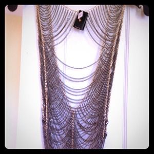 BCBG chain vest