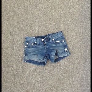 Denim shorts by true religion