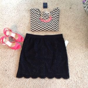 SOLD: NWT!! Lace Black Skirt