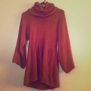 Burnt orange sweater