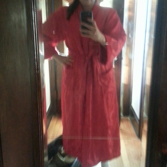 Super elegant red Victoria's Secret robe M/L