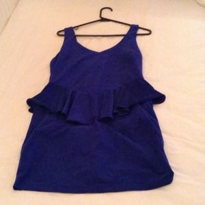 Royal blue dress