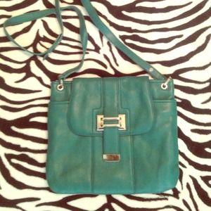 Liz Claiborne teal crossbody