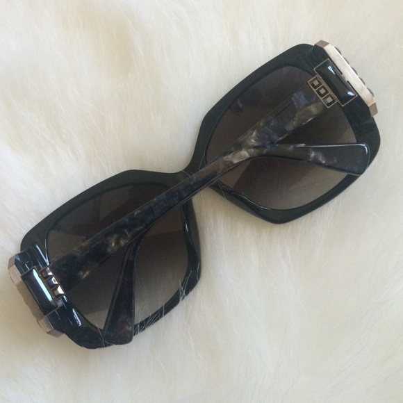NWOT*Lanvin Sunglasses with Marble Print Arms - Picture 5 of 5