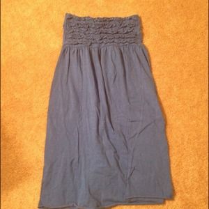 POOF blue dress or swimsuit coverup!