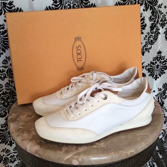 TOD's 6.5 white leather sneakers SOLD