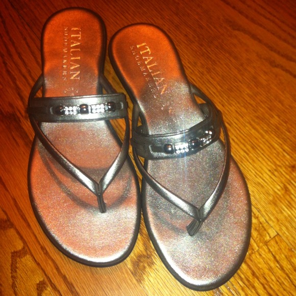Gorgeous silver sandals