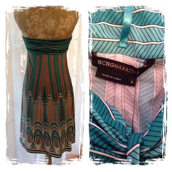 #55  🌴🌴NWT BCBG MAXAZRIA STRAPLESS DRESS🌴🌴 - Picture 2 of 2