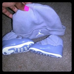 Infant Cool Grey Jordan's