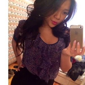 PURPLE BLOUSE