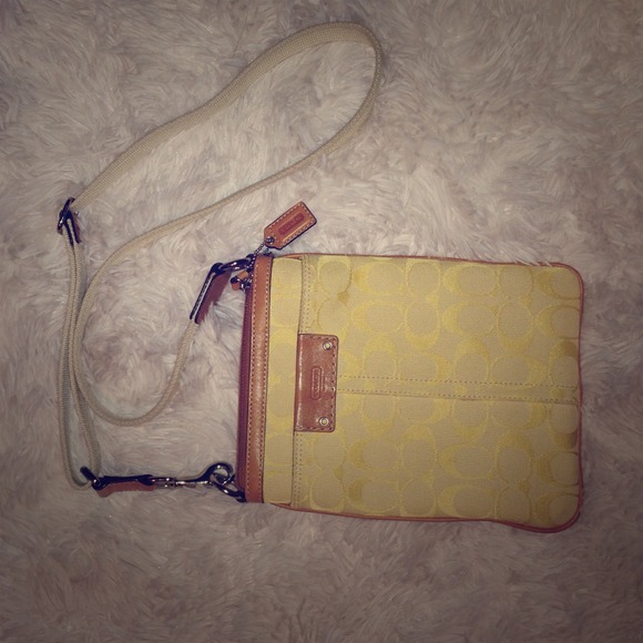 Authentic Yellow Crossbody Bag