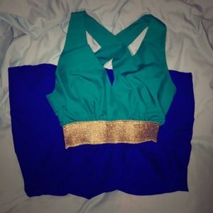 Charlotte Russe color block dress