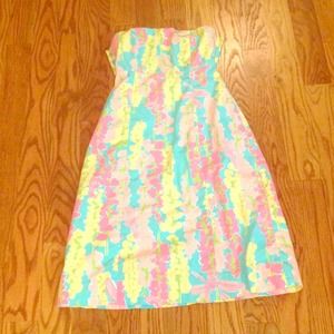 Lilly pulitzer tie back dress