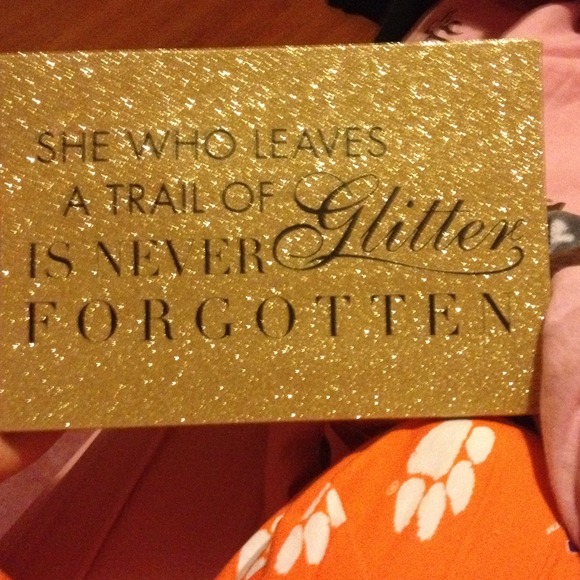 Glitter poster