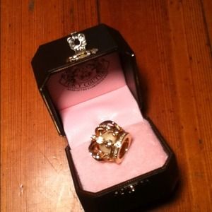 Juicy Couture crown with pearl charm!