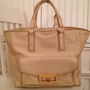 Marc Jacobs Large Tan Leather Tote