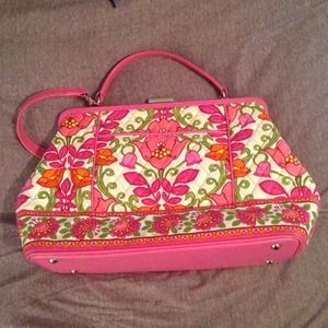Vera Bradley 'Barbara frame bag' in Lilli Bell