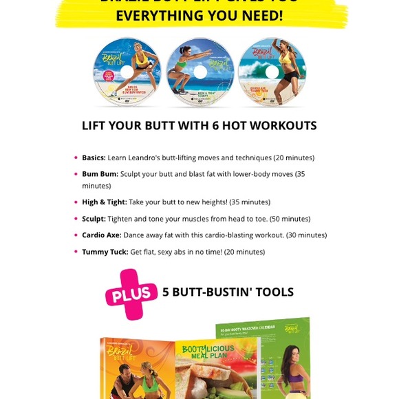 Brazilian butt lift workout kit