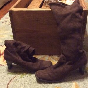 Brown Suede Boots