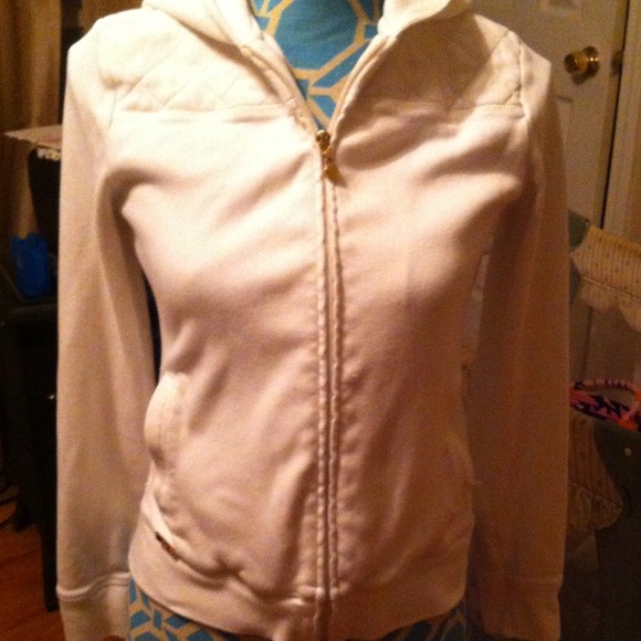 Lily Pulitzer white sweater jacket