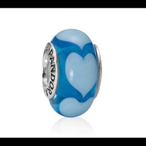 💙MUST GO💙 Blue ring hearts PANDORA charm