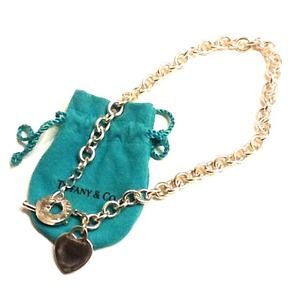 Reserved Tiffany heart toggle necklace
