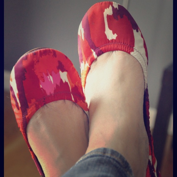 SOLD Authentic Tory Burch Eddie Printed Flats