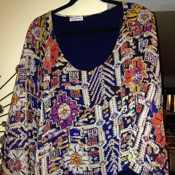 🌵🌵Southwest tank with sheer poncho🌵🌵